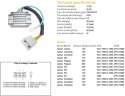 DZE REGULATOR NAPIĘCIA APRILIA PEGASO 600/650 '90-'95; RS 125/250 '95-'09; RX 125 '94-'08; LEONARDO; SCARABEO (ESR087) DZE ELEKTRYKA