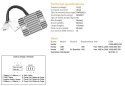 DZE REGULATOR NAPIĘCIA HONDA CBR1100XX '99-'00 (31600-MAT-E01) (SH579C-12) (ESR684) DZE ELEKTRYKA
