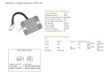 DZE REGULATOR NAPIĘCIA HONDA CBR1100XX '99-'00 (31600-MAT-E01) (SH579C-12) (ESR684) DZE ELEKTRYKA