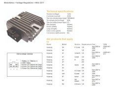 DZE REGULATOR NAPIĘCIA HYOSUNG GA/GF/GT/GV/RX 125 '04-'11 (32800-H01-413) (12V/25A) DZE ELEKTRYKA