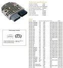 DZE REGULATOR NAPIĘCIA SEA DOO CHALLENGER/GTI/RXP/WAKE 1500 '08-'12; GRAND TOURING 600/1200 '11-'13 (OEM 710001103) (50A) DZE ELEKTRYKA