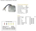 DZE REGULATOR NAPIĘCIA SUZUKI GS 450L '84-'88; GS 700E '85-'86; GS 750ES/EF/ESD '83-'85; GS 1100ES/EF '84-'86; GR 650 TEMPTER '8 DZE ELEKTRYKA