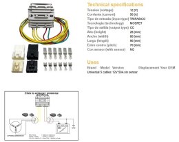 DZE REGULATOR NAPIĘCIA UNIWERSALNY MOSFET (50A) 5 KABLI (3X ŻÓŁTE; 1X CZERWONY; 1X ZIELONY) DZE ELEKTRYKA