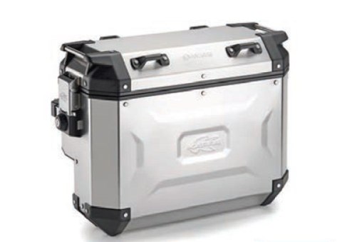 KAPPA 2025/05 KUFER BOCZNY 33L MONOKEY CAM SIDE KVGS33A K'VOYAGER ALUMINIOWY PRAWY KOLOR SREBRNY - WCIĘTY KAPPA