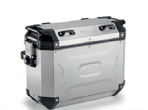 KAPPA 2025/05 KUFER BOCZNY 37L MONOKEY CAM SIDE KVG37A K'VOYAGER ALUMINIOWY PRAWY KOLOR SREBRNY KAPPA