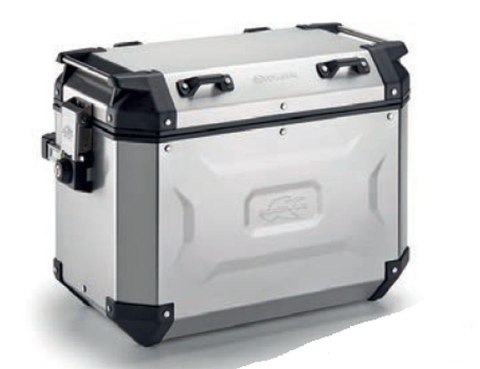 KAPPA 2025/05 KUFER BOCZNY 48L MONOKEY CAM SIDE KVG48A K'VOYAGER ALUMINIOWY LEWY KOLOR SREBRNY KAPPA