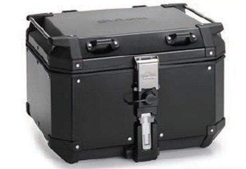 KAPPA 2025/05 KUFER CENTRALNY 48L MONOKEY KVG480B K'VOYAGER ALUMINIOWY KOLOR CZARNY ANODOWANY BLACK LINE KAPPA