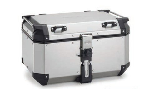 KAPPA 2025/05 KUFER CENTRALNY 58L MONOKEY CAM SIDE K'VOYAGER ALUMINIOWY KOLOR SREBRNY KAPPA