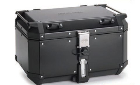 KAPPA 2025/05 KUFER CENTRALNY 58L MONOKEY KVG580B K'VOYAGER ALUMINIOWY KOLOR CZARNY ANODOWANY BLACK LINE KAPPA