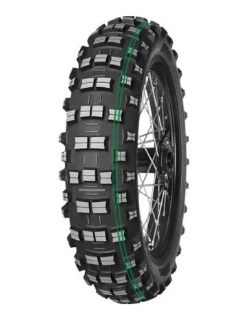 MITAS OPONA 140/80-18 TERRA FORCE-EF PRO SUPER SOFT 70M TT TYŁ (PODWÓJNY ZIELONY PASEK) DOT 02/2025 (460101) (ZAMIENNIK:70000252 MITAS