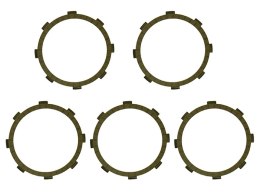 PSYCHIC TARCZE SPRZĘGŁOWE RACING YAMAHA XT 125 R '05-'07, YBR 125 '00-'08, DT 80 LC2 '85-'97, TTR 125 '00-'12 (5 TARCZ) (EBS2254 PSYCHIC