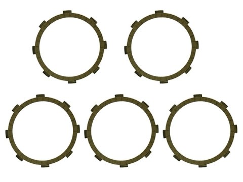 PSYCHIC TARCZE SPRZĘGŁOWE RACING YAMAHA XT 125 R '05-'07, YBR 125 '00-'08, DT 80 LC2 '85-'97, TTR 125 '00-'12 (5 TARCZ) (EBS2254 PSYCHIC