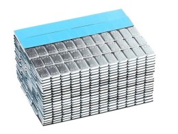 BIKETEC CIĘŻARKI DO WYWAŻANIA KÓŁ KLEJONE 5 GRAM 20 PASKÓW PO 12 KOLOR SREBRNY BIKETEC