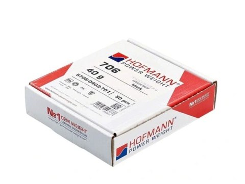 BIKETEC CIĘŻARKI DO WYWAŻANIA KÓŁ KLEJONE 5 GRAM 50 PASKÓW PO 8 KOLOR CZARNY BIKETEC