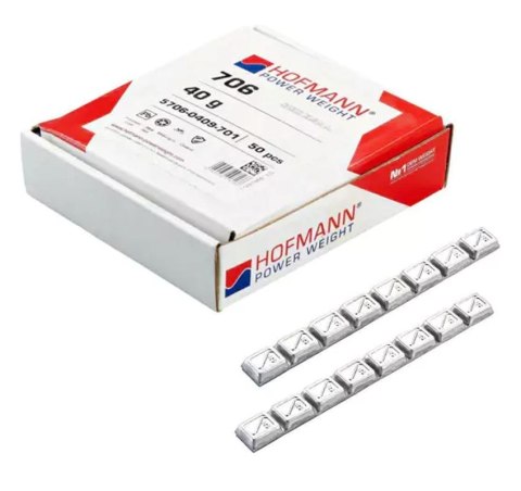 BIKETEC CIĘŻARKI DO WYWAŻANIA KÓŁ KLEJONE 5 GRAM 50 PASKÓW PO 8 KOLOR SREBRNY BIKETEC