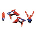 BLACKBIRD KOMPLET NAKLEJEK (OKLEIN) BETA RR 2T/4T '18-'19 DREAM 5 KOLOR CZERWONY CZARNY BIAŁY BLACKBIRD