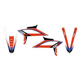 BLACKBIRD KOMPLET NAKLEJEK (OKLEIN) BETA RR 2T/4T '20-'23 DREAM 5 KOLOR CZERWONY BIAŁY CZARNY BLACKBIRD