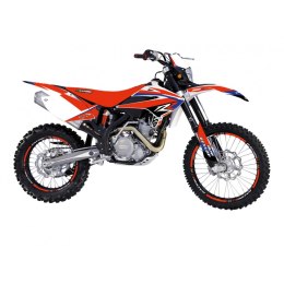 BLACKBIRD KOMPLET NAKLEJEK (OKLEIN) BETA RR 4T '05-'09 DREAM 5 KOLOR CZERWONY CZARNY BIAŁY BLACKBIRD