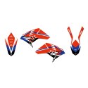 BLACKBIRD KOMPLET NAKLEJEK (OKLEIN) BETA RR 4T '10-'12 DREAM 5 KOLOR POMARAŃCZOWY BIAŁY CZARNY BLACKBIRD