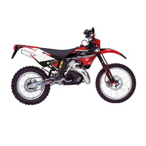 BLACKBIRD KOMPLET NAKLEJEK (OKLEIN) GAS GAS EC 125/250/300 '02-'06; FSR 450 '02-'06 DREAM 5 KOLOR CZERWONY CZARNY BIAŁY BLACKBIRD