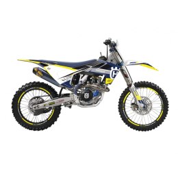 BLACKBIRD KOMPLET NAKLEJEK (OKLEIN) HUSQVARNA FC/TC '16-'18, TE/FE '17-'19 DREAM 5 CHROME EFX KOLOR NIEBIESKI ŻÓŁTY BLACKBIRD