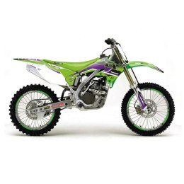 BLACKBIRD KOMPLET NAKLEJEK (OKLEIN) KAWASAKI KX 250F '04-'05 DREAM 5 KOLOR ZIELONY CZARNY BLACKBIRD