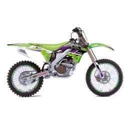 BLACKBIRD KOMPLET NAKLEJEK (OKLEIN) KAWASAKI KX 250F '06-'08 DREAM 5 KOLOR ZIELONY CZARNY BLACKBIRD