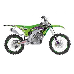 BLACKBIRD KOMPLET NAKLEJEK (OKLEIN) KAWASAKI KX 250F '17-'20 DREAM KOLOR ZIELONY CZARNY BLACKBIRD