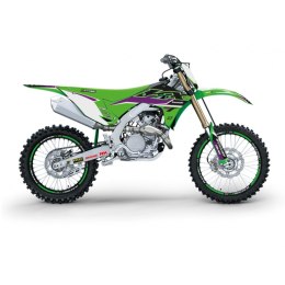 BLACKBIRD KOMPLET NAKLEJEK (OKLEIN) KAWASAKI KX 250F '25; KX 450F '24-'25 DREAM 5 KOLOR ZIELONY CZARNY BLACKBIRD