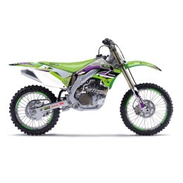 BLACKBIRD KOMPLET NAKLEJEK (OKLEIN) KAWASAKI KX 450F '06-'08 DREAM 5 KOLOR ZIELONY CZARNY BLACKBIRD