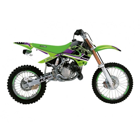 BLACKBIRD KOMPLET NAKLEJEK (OKLEIN) KAWASAKI KX 85 '01-'13 DREAM 5 KOLOR ZIELONY CZARNY BLACKBIRD