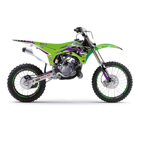BLACKBIRD KOMPLET NAKLEJEK (OKLEIN) KAWASAKI KX 85 '14-'21 DREAM 5 KOLOR ZIELONY CZARNY BLACKBIRD
