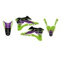 BLACKBIRD KOMPLET NAKLEJEK (OKLEIN) KAWASAKI KX 85 '14-'21 DREAM 5 KOLOR ZIELONY CZARNY BLACKBIRD