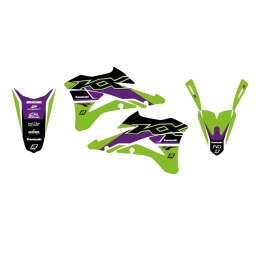 BLACKBIRD KOMPLET NAKLEJEK (OKLEIN) KAWASAKI KX 85 '14-'21 DREAM 5 KOLOR ZIELONY CZARNY BLACKBIRD