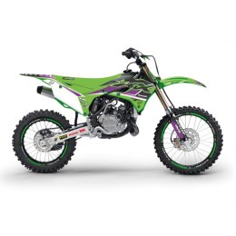 BLACKBIRD KOMPLET NAKLEJEK (OKLEIN) KAWASAKI KX 85 '22-'23 DREAM 5 KOLOR ZIELONY CZARNY BLACKBIRD