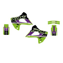 BLACKBIRD KOMPLET NAKLEJEK (OKLEIN) KAWASAKI KLX 300 '97-'08 DREAM 5 BLACKBIRD