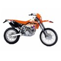 BLACKBIRD KOMPLET NAKLEJEK (OKLEIN) KTM SX/SX-F '98-'00, EXC/EXC-F '98-'00 DREAM 5 KOLOR POMARAŃCZOWY CZARNY BLACKBIRD