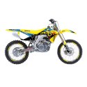 BLACKBIRD KOMPLET NAKLEJEK (OKLEIN) SUZUKI RMZ 450 '05-'07 DREAM 5 KOLOR NIEBIESKI ŻÓŁTY CZARNY BLACKBIRD