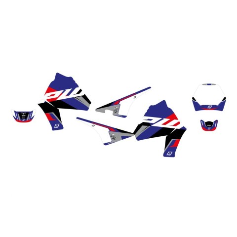 BLACKBIRD KOMPLET NAKLEJEK (OKLEIN) YAMAHA PW 80 '96-'19 DREAM 5 KOLOR NIEBIESKI CZARNY BLACKBIRD