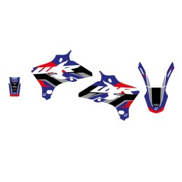 BLACKBIRD KOMPLET NAKLEJEK (OKLEIN) YAMAHA WR 250F '05-'06, WR 450F '05-'06 DREAM 5 KOLOR NIEBIESKI CZARNY BLACKBIRD