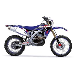 BLACKBIRD KOMPLET NAKLEJEK (OKLEIN) YAMAHA WR 450F '12-'15 DREAM 5 KOLOR NIEBIESKI CZARNY BLACKBIRD