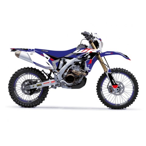 BLACKBIRD KOMPLET NAKLEJEK (OKLEIN) YAMAHA WR 450F '12-'15 DREAM 5 KOLOR NIEBIESKI CZARNY BLACKBIRD