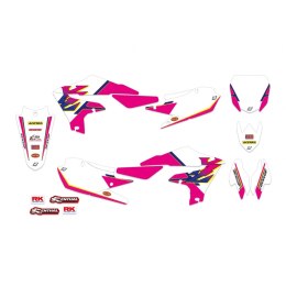 BLACKBIRD KOMPLET NAKLEJEK (OKLEIN) YAMAHA YZ 250F '19-'23, YZ 450F '18-'22 RETRO BLACKBIRD