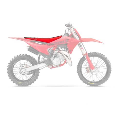 BLACKBIRD POKROWIEC / POSZYCIE NA SIEDZENIE GAS GAS MC 85 '25 DOUBLE GRIP 3 KOLOR CZERWONY CZARNY BLACKBIRD