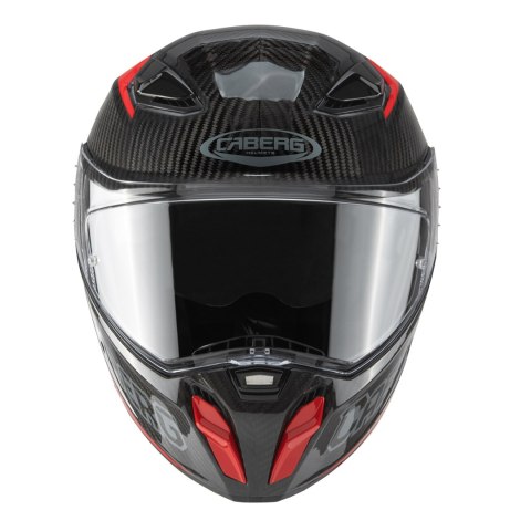 CABERG KASK INTEGRALNY Z BLENDĄ MODEL DRIFT EVO II CARBON NOVA RED (PINLOCK) KOLOR CZARNY/SZARY/CZERWONY ROZMIAR XS (PINLOCK W Z CABERG