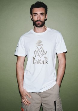 DIVERSE (2025) KOSZULKA DKR DES LOGO25 KOLOR BIAŁY ROZMIAR L DAKAR RALLY