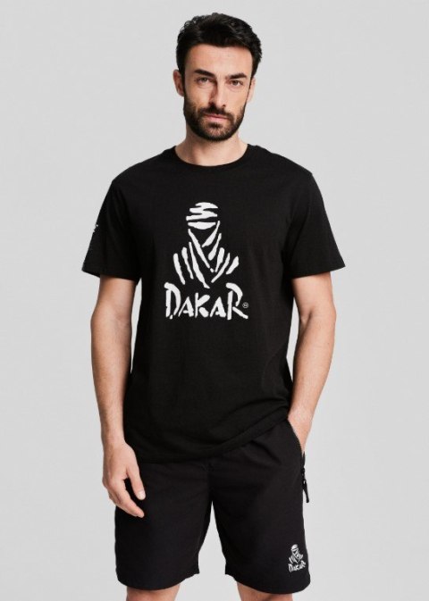 DIVERSE (2025) KOSZULKA DKR DES LOGO25 KOLOR CZARNY ROZMIAR L DAKAR RALLY