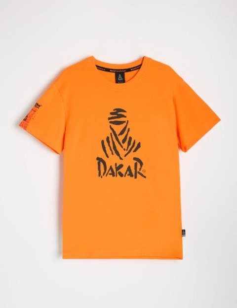 DIVERSE (2025) KOSZULKA DKR DES LOGO25 KOLOR POMARAŃCZOWY ROZMIAR XL DAKAR RALLY