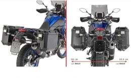 KAPPA 2025/05 STELAŻ KUFRÓW BOCZNYCH MONOKEY CAM SIDE YAMAHA TENERE 700 '19-'24 - POD KUFRY KVG K'VOYAGER ALU - PRAWY KVGS33 WCI KAPPA