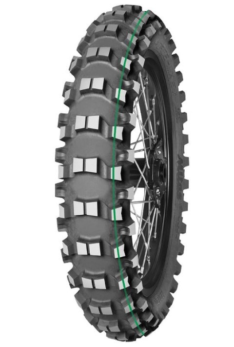 MITAS OPONA 100/90-19 TERRA FORCE MX-SM 57M TT SUPER LIGHT (ZIELONY PASEK) TYŁ DOT 37/2022 (26650) WYCOFANE MITAS